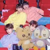 40 CM Kpop TXT Poppen Cartoon Soobin YEONJUN BEOMGYU Plushie Kawaii Knuffeldier Speelgoed Decoratieve Slaapbank Kussen Cadeau voor Fan 240103