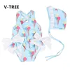 Ensemble maillot de bain pour enfants été maillot de bain 2020 enfants 08 ans bébé infantile maillot de bain dessin animé directement offre spéciale