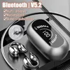 イヤホン2023新しいTWS Bluetooth 5.2ワイヤレスヘッドフォン骨伝導音楽ノイズキャンセルイヤホンスポーツコールヘッドセット付きマイク