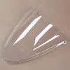 Motorcycle Clear Black Double Bubble Windscreen Windshield ABS For Kawasaki Ninja ZX6R 2005-2008 ZX10R 2006-2007