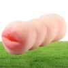 Real Pocket Pussy Oral Anal Sex Toys Male Masturbator Soft Silicone Doll Artificial Vaginal Adult Sex Products for Men Masturbatio7627561