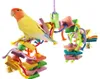 Huisdier Vogel Trainingsbenodigdheden Papegaai Speelgoed Houten Hangende Kooi Speelgoed Voor Papegaaien Vogel Grappige Hangende Staande Toy8628157
