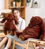 60cm100cm Soft Brown Bear Djungelskog Plush Toys Stuffed Bear Pillow Plush Teddy Toys Crubging Pillow Cushion Children Gift VIP 213139822