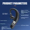 HIGI F19 Bluetooth Headset Wireless BT Earpiece V5.0 Hands-Free Earphones with Built-in Mic for Driving/Business/Office