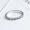 Personalisierter Gravurring für Männer und Frauen, individueller Name, Körperschmuck, Fingerring 240102