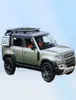 Diecast Model Car 124 Defender SUV Eloy Toy Metal Offroad fordon Simuleringssamling Kids Gift 2209213456792