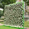 Decorative Flowers Fabric Cloth Backing Greenenry With White Wall Backdrop For Po Booth Event