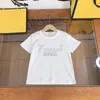 Kinderen 100% katoenen shirts Designer Kid Zomer T-shirts Meisje Jongen Kinderen Luxe F Designers Tees Baby Uitloper Kleding Studenten Korte mouw smekids CXD240134-6