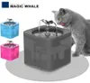 Cat Bowls Feeders 2L Automatic Pet Water Fountain Filter Dispenser Feeder Smart Drinker For Cats Bowl Kitten Puppy Dog Drinking 9313325