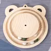 Kleine houten kattentoren Natuurlijke sisal krabpaal Multifunctioneel spoor Interactief kattenspeelgoed Kat Teaser Stick Kittenspeelgoed 240103