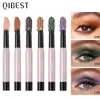 Newst Qibest Pearlescent Silkworm Ckseshadow Pencil trwał brokat błyszczący pigment makijaż wodoodporny nagi matowy pen z cieniem do powiek