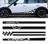 2pcs Carde de la voiture Corps Body Skirt Sticker Stickers Trim pour Mini Cooper Clubman Counrtyman F54 F55 F60 R55 R56 R60 ACCESSOIRES5115046