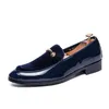 Patent Dress Leather Shadow Fashion Groom Men, estilo italiano Sapatos Oxford Tamanho Big 48 240102 AD09