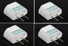 Hoge kwaliteit Nieuwe 100 Stuks Veel Universele EU VS AU naar VS AC Travel Stekker Oplader Adapter Converter Travel Adapters4473106