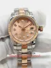 Orologio Rolaxs di lusso Movimento automatico Fabbrica pulita Vendita calda Alta qualità Donna 26mm Datejust Diamond President Oro 18 carati Asia 2813 Meccanico automatico