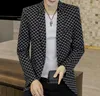 Letter Printing Mens Blazers Fashion Coat Designer Jackets Business Casual Slim Form Formal Suit Blazer Men Suits Styles