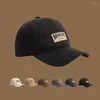 Ball Caps Face Smaller Baseball Cap Vintage Adjustable Curved Brim Sun Hat Letters Embroidered INS Style Peaked Sports Outdoor