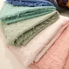 Scarves 32 Colors 180x90cm Women Shawl Hijab Cotton Linen Muslim Long Headscarf Head Wraps Solid Pearl Female Plain Scarf