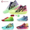 Lamelo boll mb.02 herrar basketskor buzz city kvinnor mesh andningsbara midklippta sport sneakers dämpning casual korgstövlar