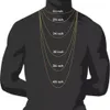 Браслеты в стиле хип-хоп Iced Out Bling, ожерелье с подвеской в виде большого креста Иисуса, религиозные цепочки золотого цвета из нержавеющей стали для мужчин, ювелирные изделия в стиле хип-хоп