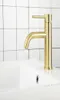 Miscelatori per rubinetti da bagno in ottone Rubinetto per acqua Rubinetto per lavabo Lavandino per bagno Rubinetto in ottone Rubinetti miscelatori oro nero opaco grigio oro spazzolato3425904