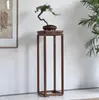 Vases Chinese-style Solid Wood Flower Racks Living Room Indoor Bonsai Floor-to-floor Modern Minimalist Potted Orn