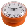 Wall Clocks 2X 7Cm Waterproof Kitchen Bathroom Shower Clock Suction Cup Sucker Orange & Green