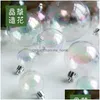 Decorazioni natalizie Decorazione natalizia Sfera trasparente Colorf Bubble Set Ornamento Consegna drop Home Garden Forniture per feste festive Dhjup