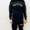 Tuta Trapstar Set Pannello ad arco Lettera rossa 2023 Felpa ricamata Felpa con cappuccio invernale Pantaloni da jogging High Street Abito da uomo Moda 688ss E5YY E5YY