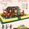 Toys Building Blocks Product Three Kingdoms Ancient Figurines Assembled Building Blocks Chinese Style Children's Gift 240104