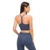 Soutien-gorge de yoga pour femmes, coussin de poitrine de fitness, absorbant les chocs, séchage rapide, élastique, doux et confortable, soutien-gorge de sous-vêtements pour femmes lululemenly