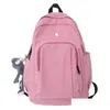 Sacs de plein air Lu Simple Nylon Tudents Campus Adolescent Shoolbag Sac à dos Tendance coréenne avec sacs à dos Sac pour ordinateur portable 321 Drop Livraison Spor Dhnwr