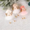 Décorations de noël, poupée mignonne pour fille, pendentif en fil de corne de cerf, robe d'arbre d'ange en peluche, décoration de noël, cadeaux de l'année