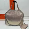 Stella mccartney hobo sac nouvelle rue tendance couleur blocage chaîne sac à provisions créateur de mode épaule sacs à main 240104