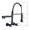 Kitchen Faucets Vidric Black Sink Faucet Fashion Special Swivel Side Sprayer Wall-mounted Mixer Tap