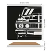 Table Mats 1970 Falcon GTHO And GT - Classic Car Art Ceramic Coasters (Square) Set For Drinks Cute