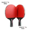 Raquettes de tennis de table Huieson 3 étoiles Bat Raquettes en bois pur Set Pong Paddle avec balles de cas Tenis Raquete Flcs Power1417068 Drop Deli Ott8K