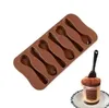 Moule Silicone cuisson gâteau décoration gâteau chocolat moule bricolage Six cuillères moule