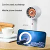 Elektrik Fanları Fan Mini Taşınabilir Turbo Elde Taşıma Fan USB Şarj Edilebilir Klima Fan Dış Mekan Seyahat Küçük Cep Fan YQ240104