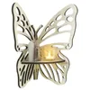 Keukenopbergruimte Decoratieve vlinderhoekplank Stijlvolle en duurzame wanddecoratiedisplay