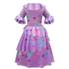 Robe pour filles pour enfants, Costume de Cosplay Encanto Mirabel Madrigal, robes fantaisie de carnaval Halloween princesse fête Up 240104
