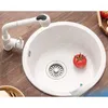 Bathroom Sink Faucets Quartz Round Small Single Stage Kitchen Vegetable Basin Granite Drop-in