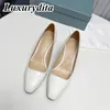 High quality Designer Womens High Heels Luxury Dinner Leather Sandals Fashion Design Casual Muller Shoes Office Girl Bar Shoes for ladys triangle heel YMPR 0021