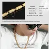 Nya modemän halsband Hip Hop Gold Chain Dubai 24K guld smycken halsband