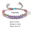 Charm Bracelets Fast Reach Religious Printing Design Knitted Couple Presents Adjustable Bracelet