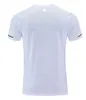 Lulus Men Yoga Outfit Gym T Shirt Träning Fitness Wear Basketball Quick Dry Ice Silk Shirts Outdoor Tops Short Sleeve Elastic Breattable 624