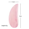 Pink Rose Quartz Eye Cream Spoon Gua Sha Massager Natural Rock Quartz Crystal Guasha Eye Care Lift And Tighten Wrinkles Facial Beauty Tools