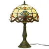 Table Lamps WPD Tiffany Lamp Modern For Bedroom Creative Flower Figure LED Light Home Decoration