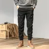 Caayu JoggersカーゴパンツメンカジュアルヒップホップマルチポケットオスのズボンスウェットパンツストリートウェアタクティカルトラックKhaki Pants 240103