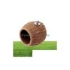 Gaiolas de pássaros 875a corda artesanal ninho cama brinquedo para budgie periquito cockatiel conure canário finch lovebird e pequeno médio gaiola9140860 d dh1sr